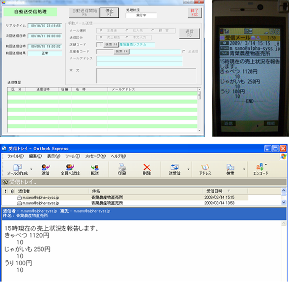 自動送受信